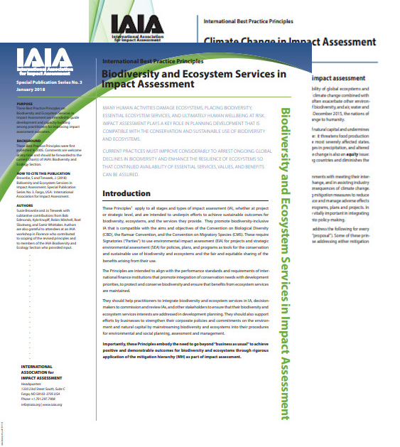 IAIA Best Practice